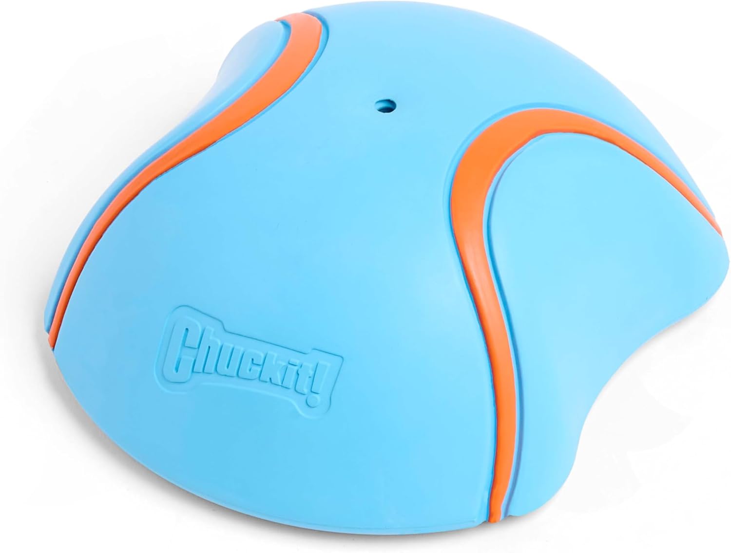 Chuckit! Indoor Super Slider Self-Fetch Squeaky Dog Toy, Durable Rubber