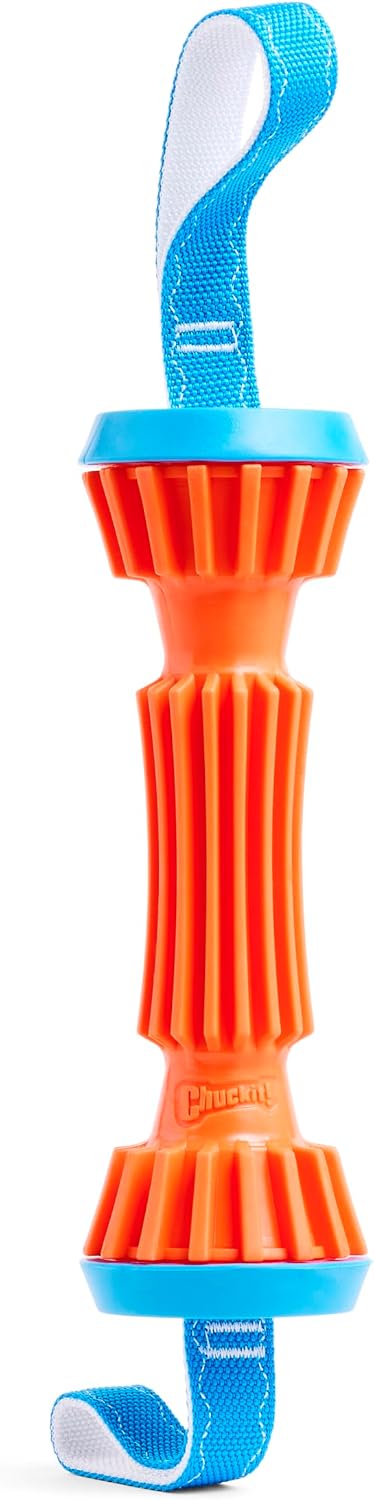 Chuckit! Rugged Bumper Fetch Stick, Medium, 13.5in, Orange and Blue Orange/Blue