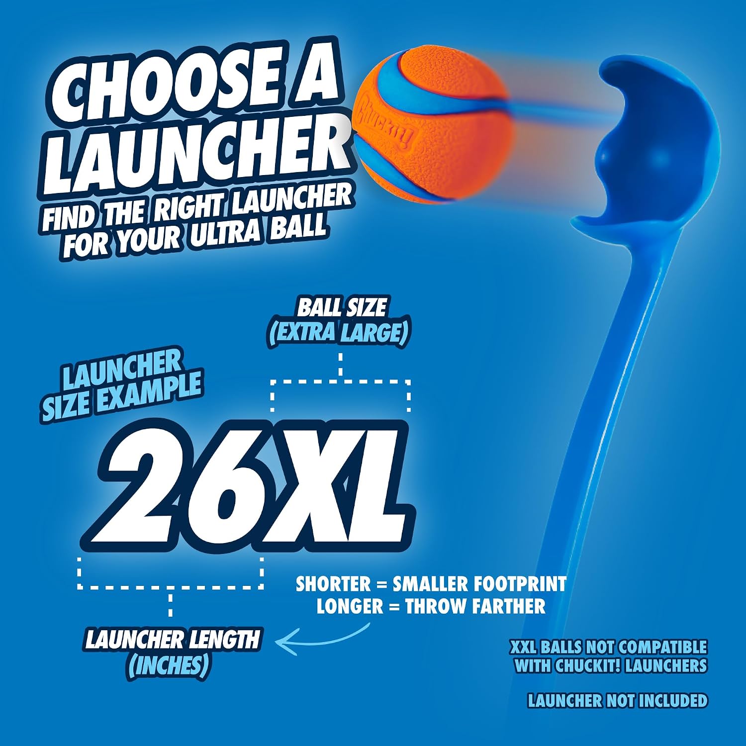 Chuckit! Ultra Ball Dog Toy, Durable Rubber, XL 3.5-in, 1 Pack