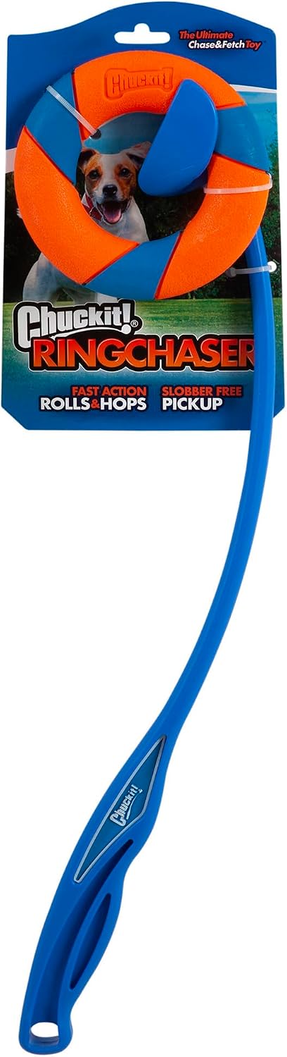 Chuckit! Ring Chaser Dog Ball Launcher Dog Toy Set, 22in