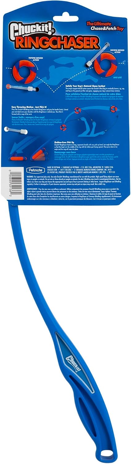 Chuckit! Ring Chaser Dog Ball Launcher Dog Toy Set, 22in