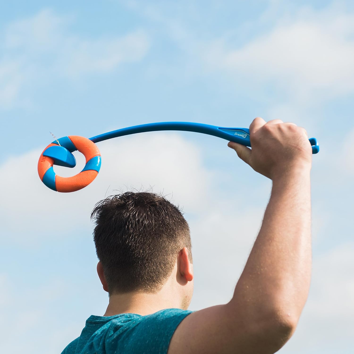 Chuckit! Ring Chaser Dog Ball Launcher Dog Toy Set, 22in