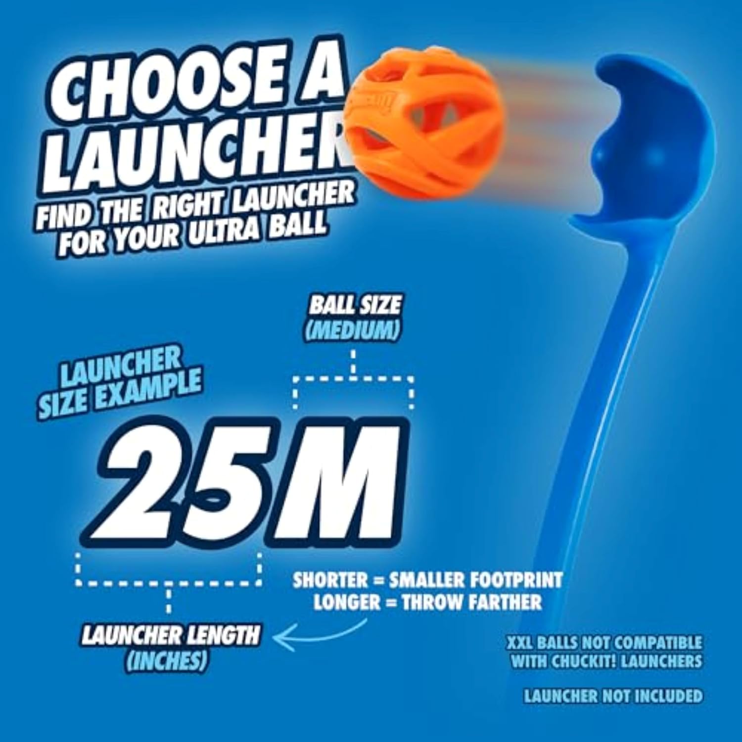 Chuckit! Air Fetch Ball Dog Toy, Medium 2.5in, 2 Pack