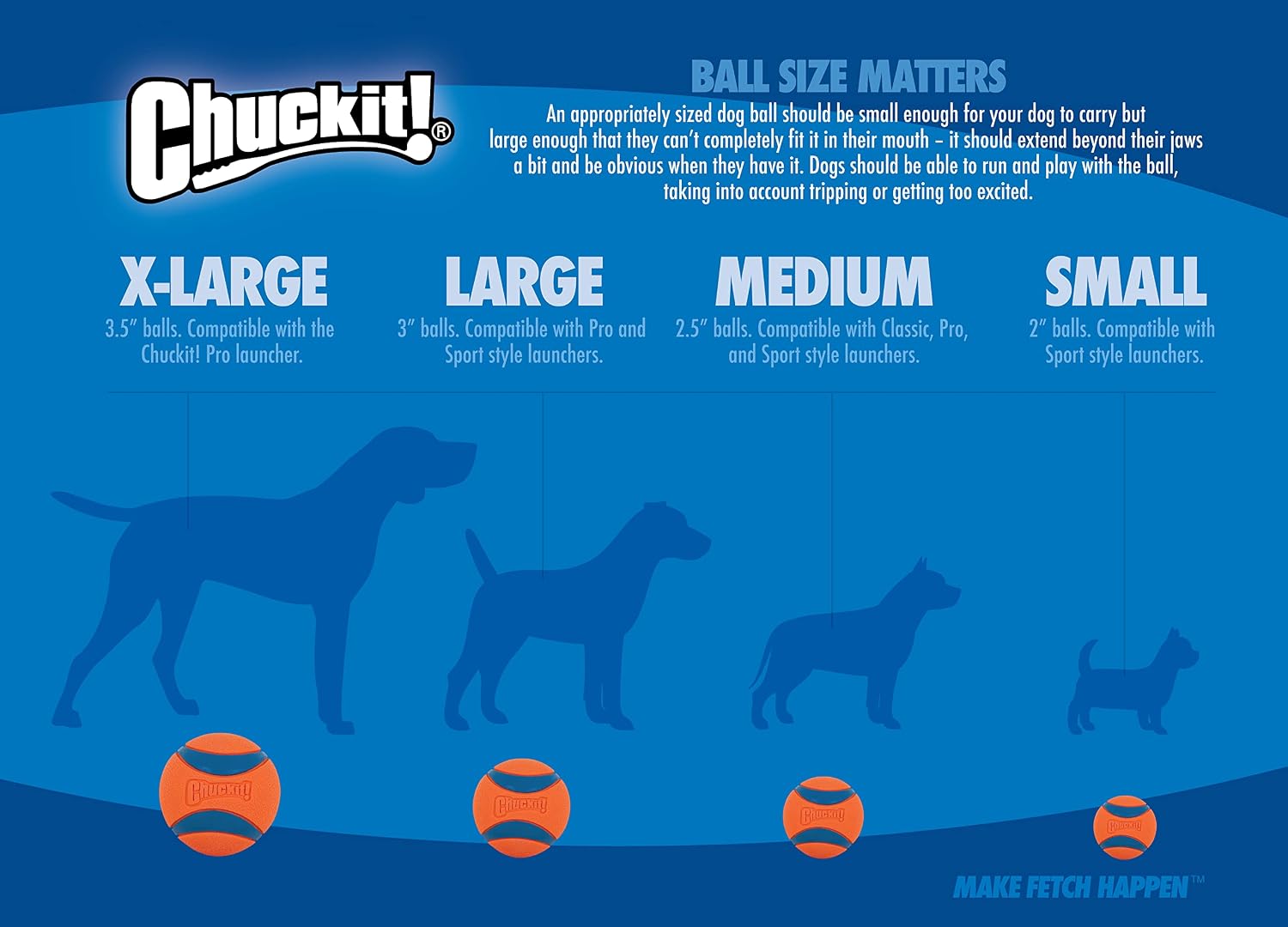 Chuckit! Crunch Ball Dog Toy, Medium (Pack of 2)