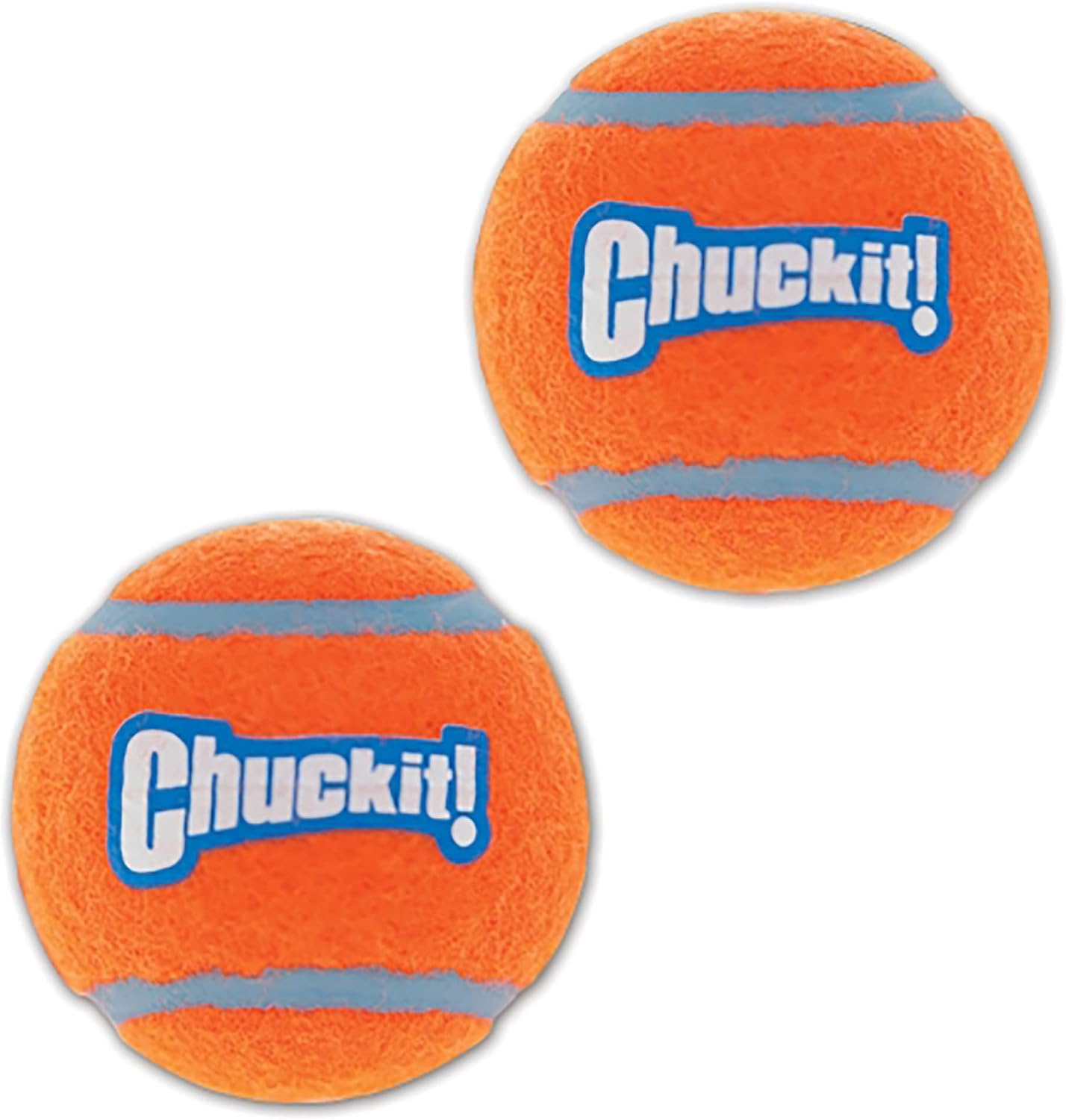 Chuckit! Dog Tennis Ball Dog Toy, Medium 2.5in Shrink Wrap 2 Pack