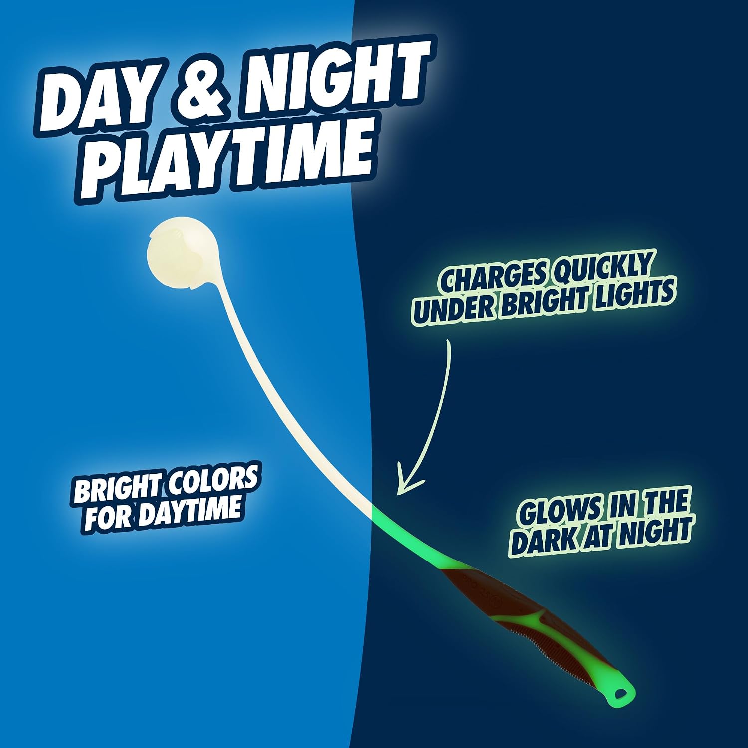 Chuckit! Pro Fetch Launcher, Medium 25in, Includes Glow Ball