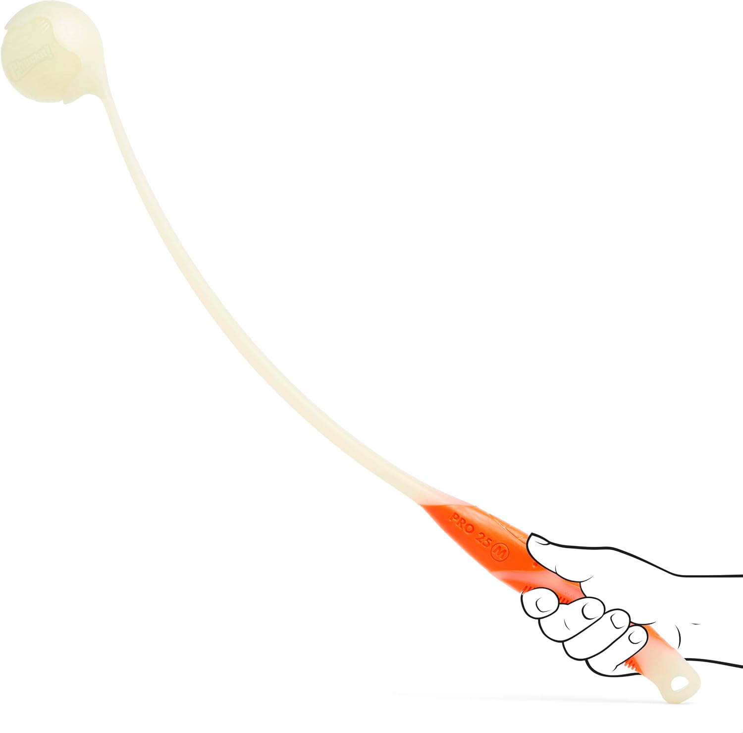 Chuckit! Pro Fetch Launcher, Medium 25in, Includes Glow Ball
