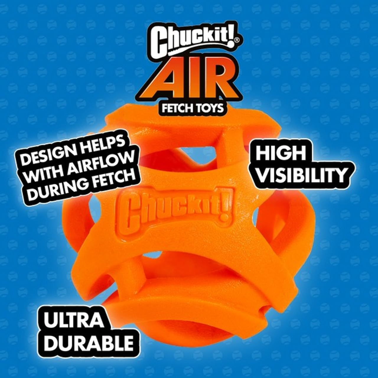 Chuckit! Air Fetch Stick Dog Toy, Small, Orange