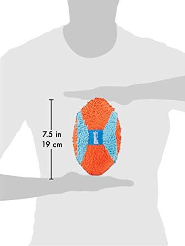 Chuckit! Indoor Fumbler Roller Dog Toy, Orange and Blue, 7.5in