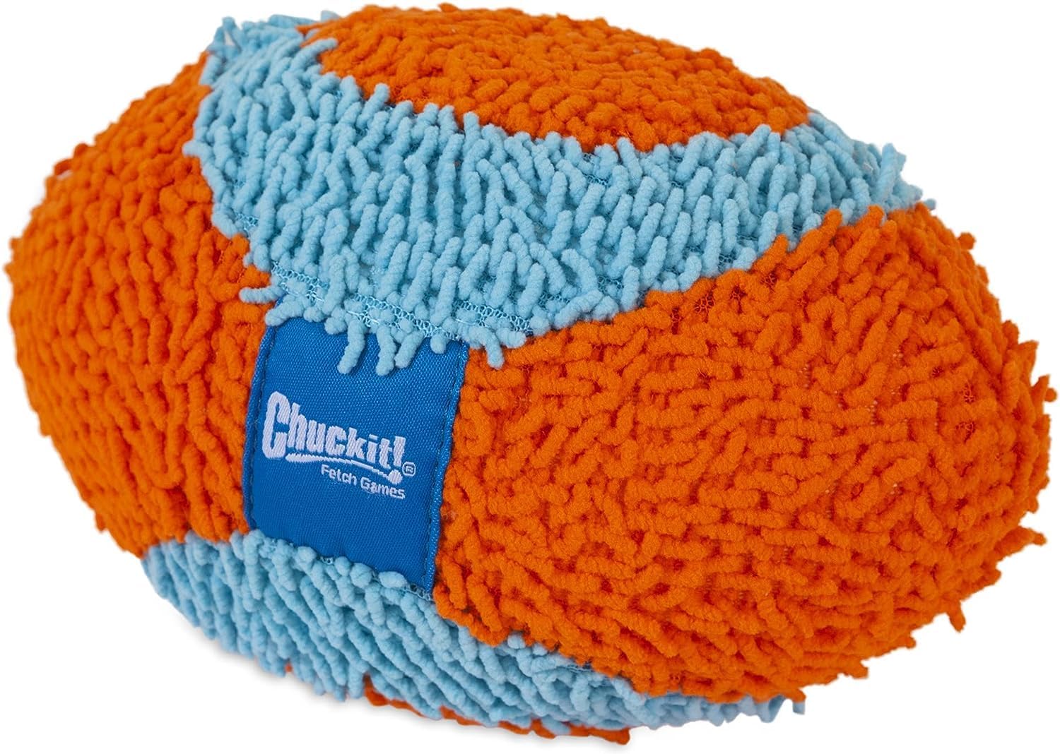 Chuckit! Indoor Fumbler Roller Dog Toy, Orange and Blue, 7.5in