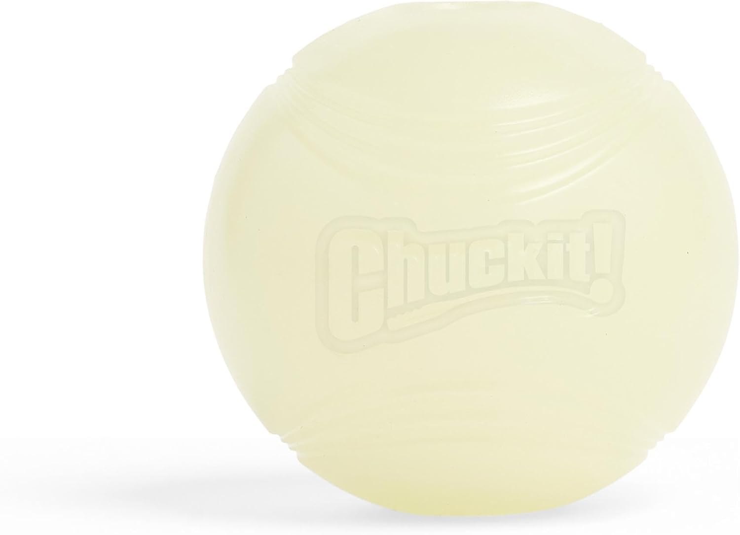 Chuckit! Max Glow Bouncy Ball, Glowin the Dark, Medium 2.5in, 1 Pack