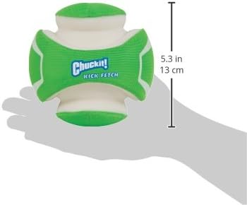 ChuckIt! Kick Fetch Dog Toy Ball, Glow In The Dark, Small