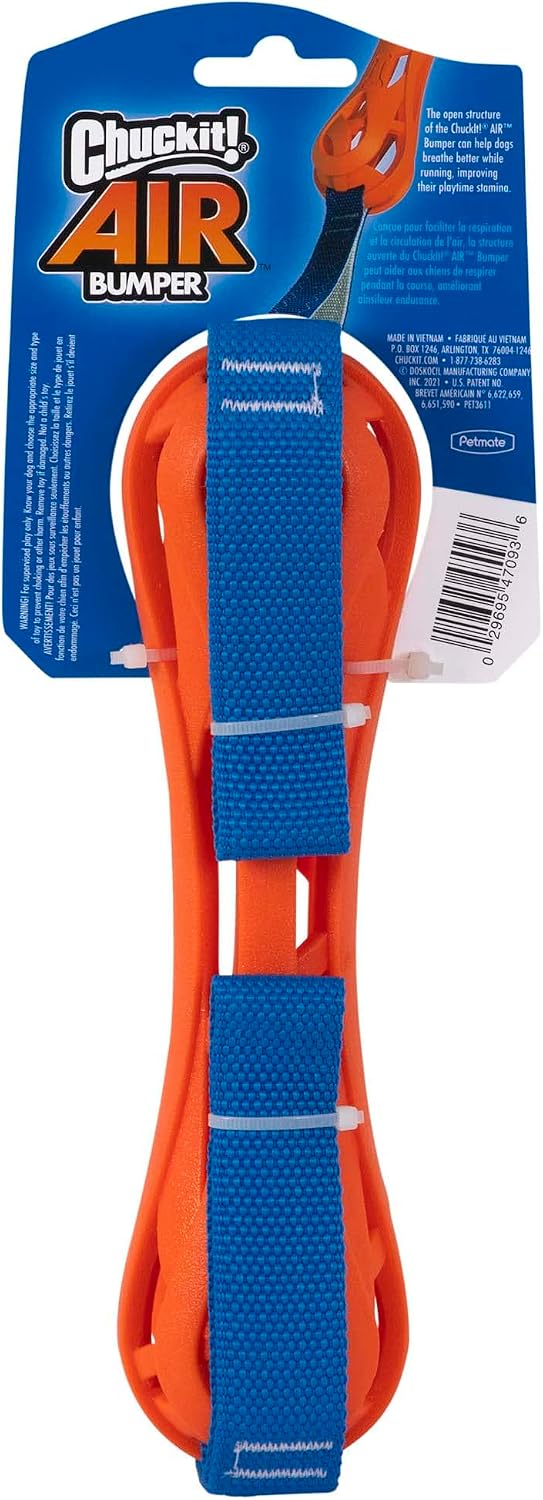 Chuckit! Air Fetch Bumper Dog Toy, Orange Orange Bumper