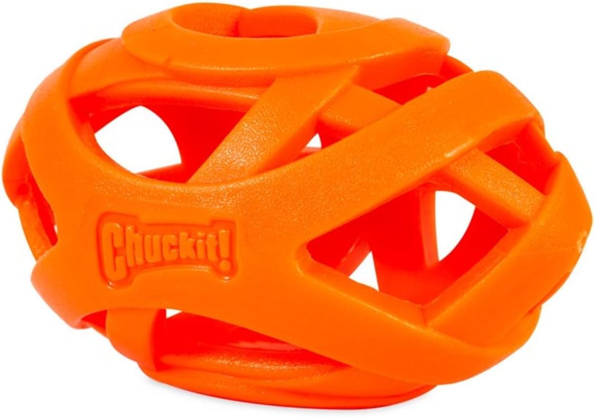 Chuckit! Air Fetch Football Dog Toy, Orange Orange Football