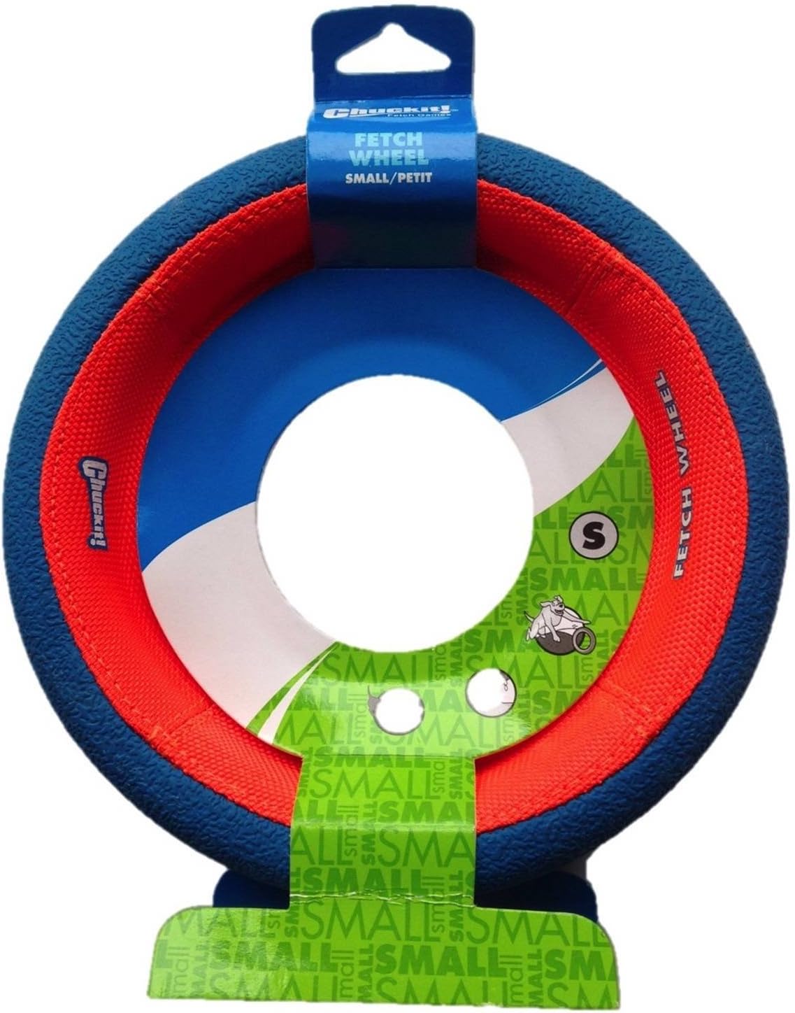 Chuckit! Fetch Wheel Outdoor Dog Toy, Small, For Small Breeds Multi
