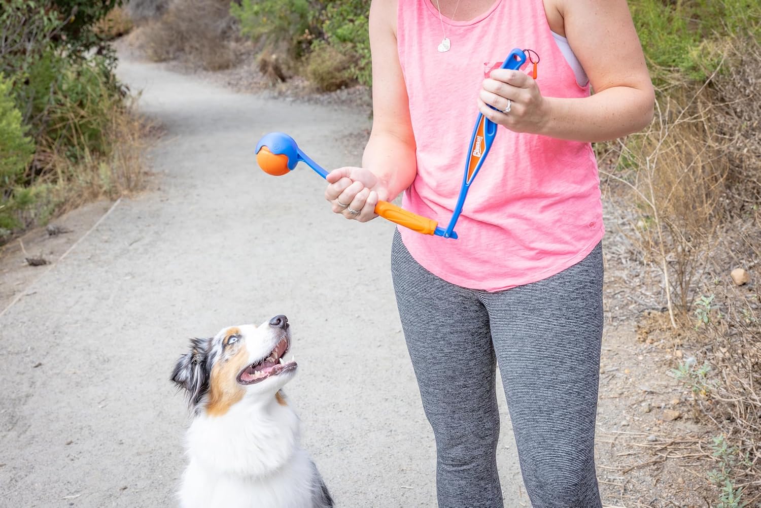 Chuckit! Fetch and Fold Mini 18M Launcher with Medium 2.5in Ball